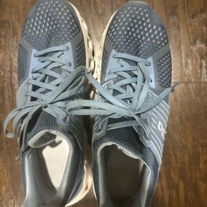 On Running Blue Athletic Shoes